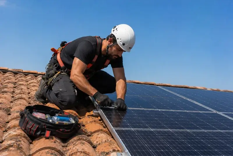 Maintenance et monitoring de panneaux solaires à Corneilla-la-Rivière
